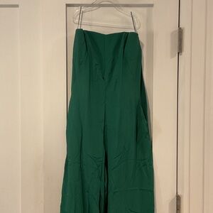 Cedric Charlier  Beautiful green jumpsuit looks like gown